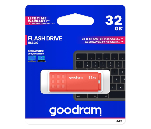 GOODRAM USB 3.0 32GB 60MB/s UME3-0320O0R11 - 606353 - zdjęcie 5